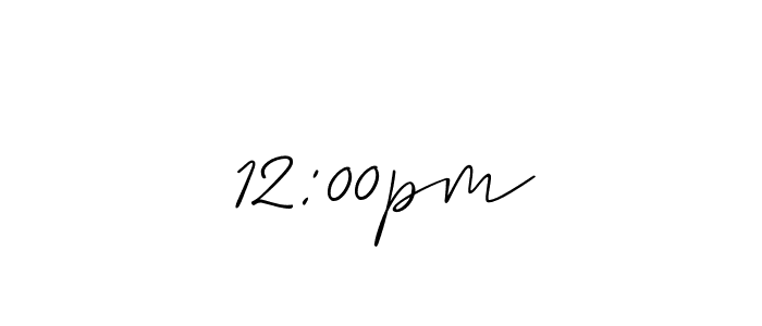 Make a beautiful signature design for name 12:00pm. With this signature (Allison_Script) style, you can create a handwritten signature for free. 12:00pm signature style 2 images and pictures png