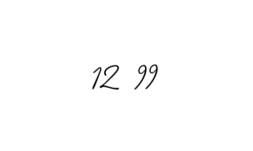 You should practise on your own different ways (Allison_Script) to write your name (12 99) in signature. don't let someone else do it for you. 12 99 signature style 2 images and pictures png