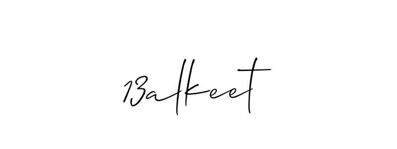 Make a beautiful signature design for name 13alkeet. With this signature (Allison_Script) style, you can create a handwritten signature for free. 13alkeet signature style 2 images and pictures png