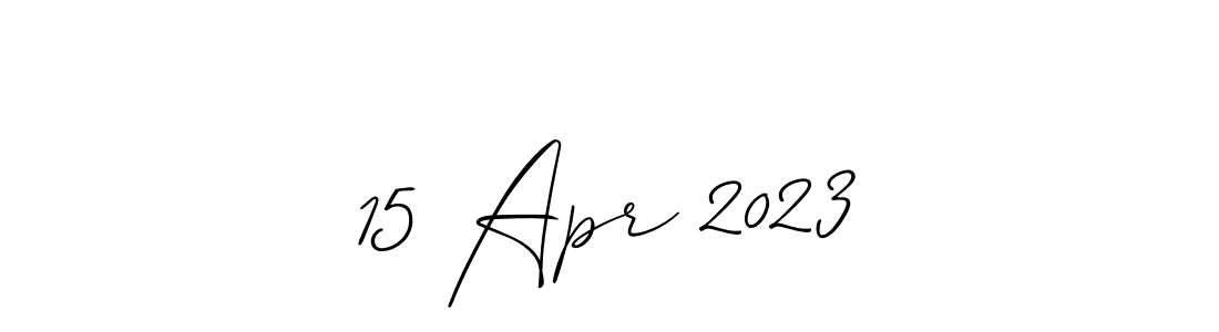 You should practise on your own different ways (Allison_Script) to write your name (15 Apr 2023) in signature. don't let someone else do it for you. 15 Apr 2023 signature style 2 images and pictures png