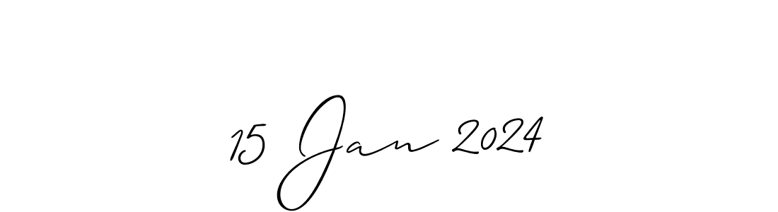 if you are searching for the best signature style for your name 15 Jan 2024. so please give up your signature search. here we have designed multiple signature styles  using Allison_Script. 15 Jan 2024 signature style 2 images and pictures png