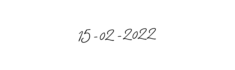 How to make 15-02-2022 signature? Allison_Script is a professional autograph style. Create handwritten signature for 15-02-2022 name. 15-02-2022 signature style 2 images and pictures png