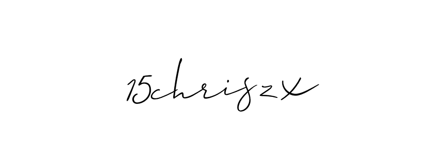 Design your own signature with our free online signature maker. With this signature software, you can create a handwritten (Allison_Script) signature for name 15chriszx. 15chriszx signature style 2 images and pictures png