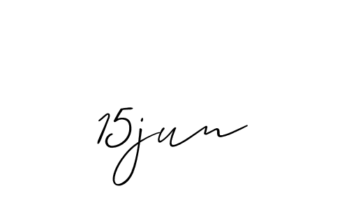 You should practise on your own different ways (Allison_Script) to write your name (15jun) in signature. don't let someone else do it for you. 15jun signature style 2 images and pictures png