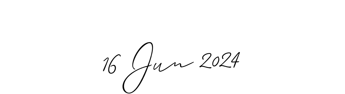 How to Draw 16 Jun 2024 signature style? Allison_Script is a latest design signature styles for name 16 Jun 2024. 16 Jun 2024 signature style 2 images and pictures png