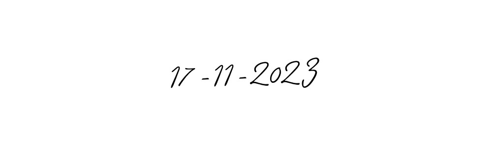 It looks lik you need a new signature style for name 17-11-2023. Design unique handwritten (Allison_Script) signature with our free signature maker in just a few clicks. 17-11-2023 signature style 2 images and pictures png