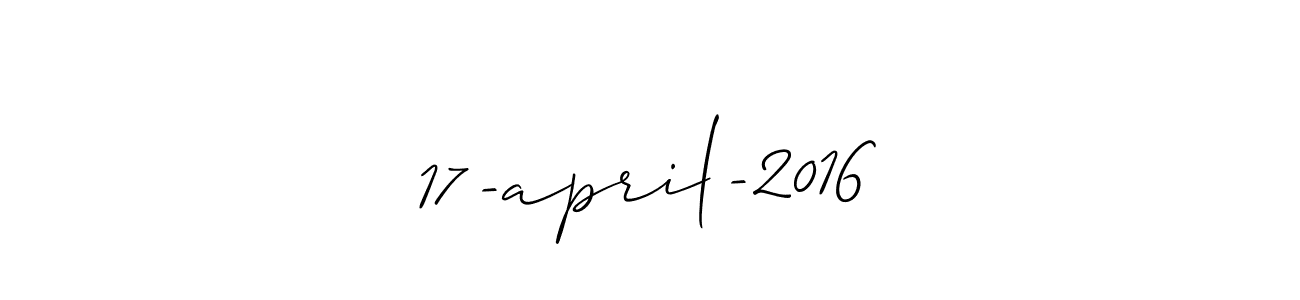 if you are searching for the best signature style for your name 17-april-2016. so please give up your signature search. here we have designed multiple signature styles  using Allison_Script. 17-april-2016 signature style 2 images and pictures png