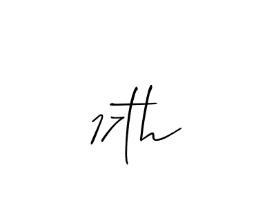 You can use this online signature creator to create a handwritten signature for the name 17th. This is the best online autograph maker. 17th signature style 2 images and pictures png