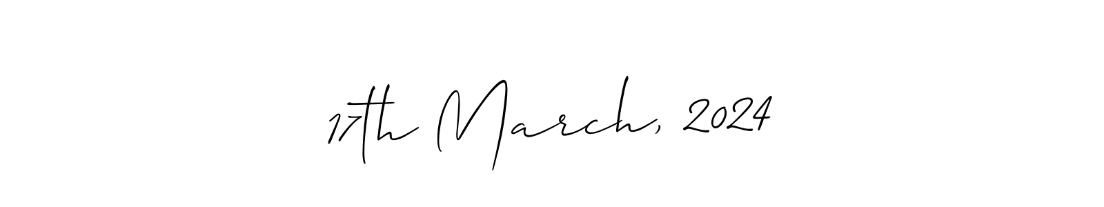 Make a beautiful signature design for name 17th March, 2024. Use this online signature maker to create a handwritten signature for free. 17th March, 2024 signature style 2 images and pictures png