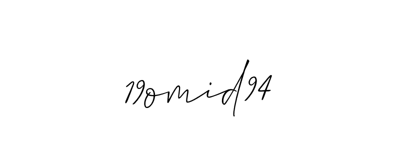 if you are searching for the best signature style for your name 19omid94. so please give up your signature search. here we have designed multiple signature styles  using Allison_Script. 19omid94 signature style 2 images and pictures png