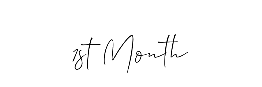 Use a signature maker to create a handwritten signature online. With this signature software, you can design (Allison_Script) your own signature for name 1st Month. 1st Month signature style 2 images and pictures png