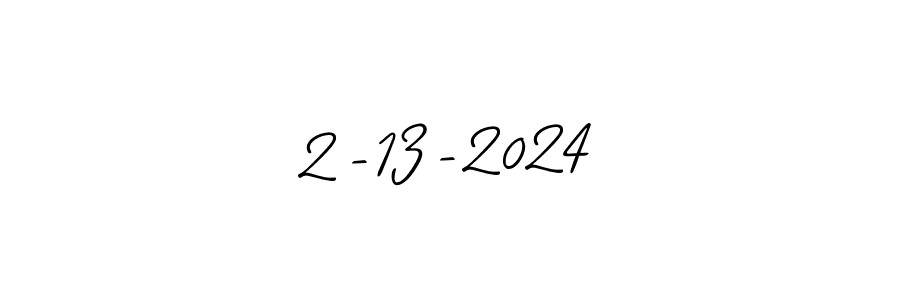 How to make 2-13-2024 name signature. Use Allison_Script style for creating short signs online. This is the latest handwritten sign. 2-13-2024 signature style 2 images and pictures png