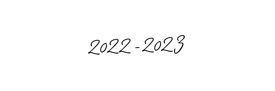 The best way (Allison_Script) to make a short signature is to pick only two or three words in your name. The name 2022-2023 include a total of six letters. For converting this name. 2022-2023 signature style 2 images and pictures png