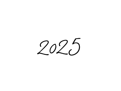 How to make 2025 signature? Allison_Script is a professional autograph style. Create handwritten signature for 2025 name. 2025 signature style 2 images and pictures png