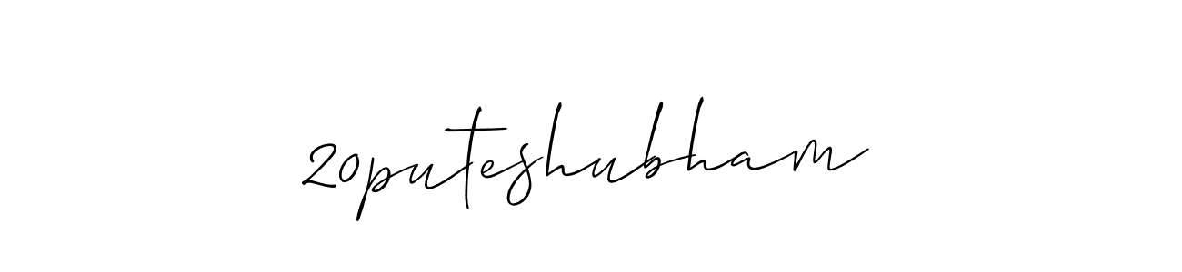 Use a signature maker to create a handwritten signature online. With this signature software, you can design (Allison_Script) your own signature for name 20puteshubham. 20puteshubham signature style 2 images and pictures png