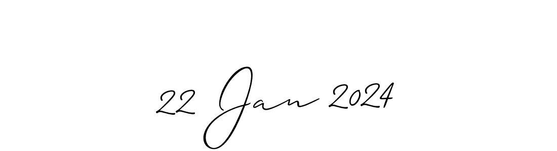 if you are searching for the best signature style for your name 22 Jan 2024. so please give up your signature search. here we have designed multiple signature styles  using Allison_Script. 22 Jan 2024 signature style 2 images and pictures png