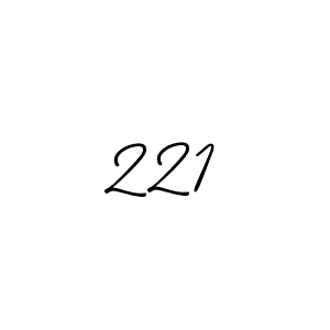 How to make 221 signature? Allison_Script is a professional autograph style. Create handwritten signature for 221 name. 221 signature style 2 images and pictures png