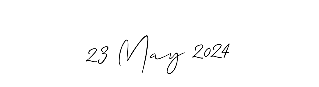 How to make 23 May 2024 name signature. Use Allison_Script style for creating short signs online. This is the latest handwritten sign. 23 May 2024 signature style 2 images and pictures png