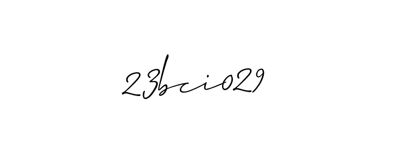 Also You can easily find your signature by using the search form. We will create 23bci029 name handwritten signature images for you free of cost using Allison_Script sign style. 23bci029 signature style 2 images and pictures png