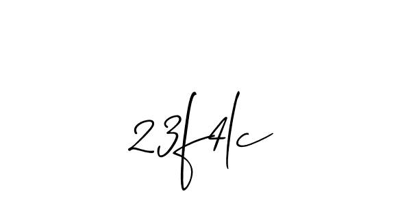 Make a beautiful signature design for name 23f4lc. Use this online signature maker to create a handwritten signature for free. 23f4lc signature style 2 images and pictures png