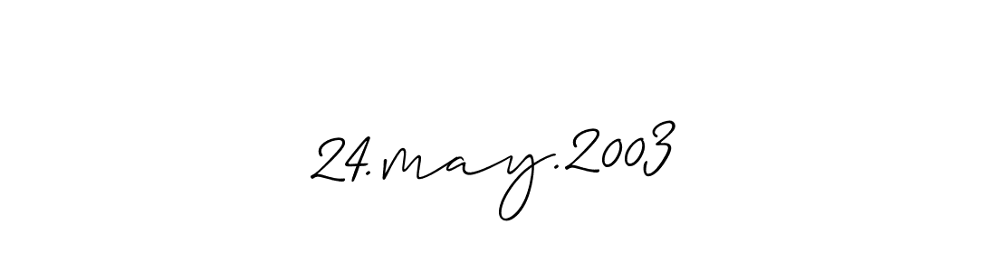 Use a signature maker to create a handwritten signature online. With this signature software, you can design (Allison_Script) your own signature for name 24.may.2003. 24.may.2003 signature style 2 images and pictures png