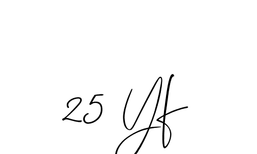 Make a beautiful signature design for name 25 Yf. With this signature (Allison_Script) style, you can create a handwritten signature for free. 25 Yf signature style 2 images and pictures png