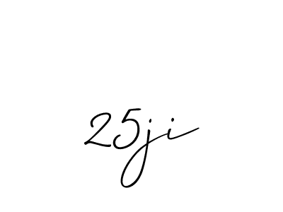 You should practise on your own different ways (Allison_Script) to write your name (25ji) in signature. don't let someone else do it for you. 25ji signature style 2 images and pictures png