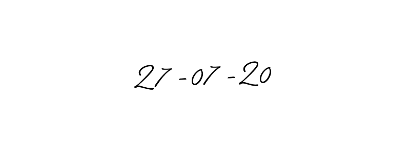 You should practise on your own different ways (Allison_Script) to write your name (27-07-20) in signature. don't let someone else do it for you. 27-07-20 signature style 2 images and pictures png