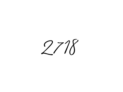 Make a beautiful signature design for name 2718. Use this online signature maker to create a handwritten signature for free. 2718 signature style 2 images and pictures png