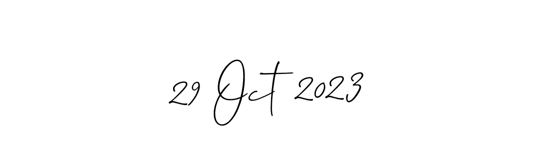 Design your own signature with our free online signature maker. With this signature software, you can create a handwritten (Allison_Script) signature for name 29 Oct 2023. 29 Oct 2023 signature style 2 images and pictures png