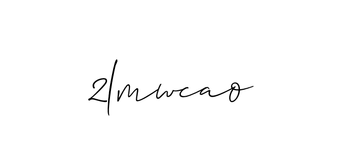 Create a beautiful signature design for name 2lmwcao. With this signature (Allison_Script) fonts, you can make a handwritten signature for free. 2lmwcao signature style 2 images and pictures png