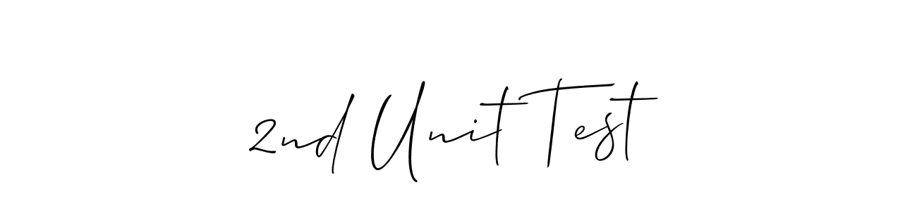 You can use this online signature creator to create a handwritten signature for the name 2nd Unit Test. This is the best online autograph maker. 2nd Unit Test signature style 2 images and pictures png