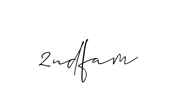 Allison_Script is a professional signature style that is perfect for those who want to add a touch of class to their signature. It is also a great choice for those who want to make their signature more unique. Get 2ndfam name to fancy signature for free. 2ndfam signature style 2 images and pictures png