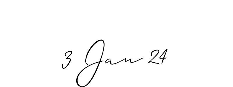 You should practise on your own different ways (Allison_Script) to write your name (3 Jan 24) in signature. don't let someone else do it for you. 3 Jan 24 signature style 2 images and pictures png