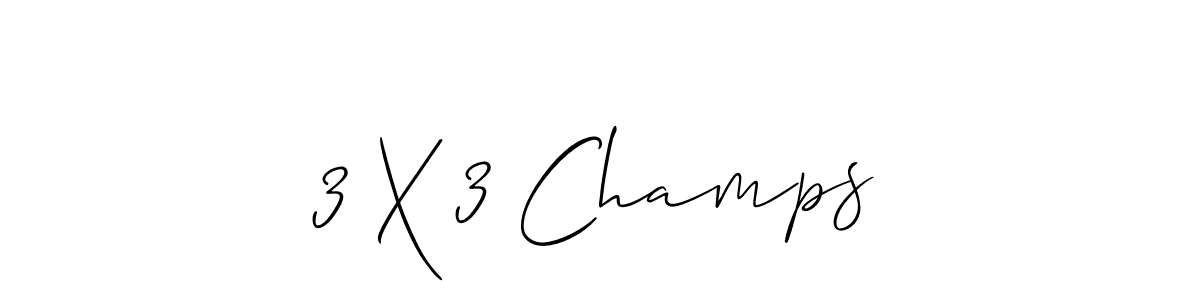 You can use this online signature creator to create a handwritten signature for the name 3 X 3 Champs. This is the best online autograph maker. 3 X 3 Champs signature style 2 images and pictures png