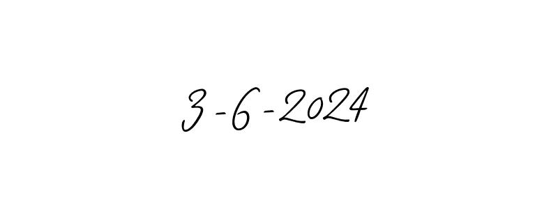 How to make 3-6-2024 signature? Allison_Script is a professional autograph style. Create handwritten signature for 3-6-2024 name. 3-6-2024 signature style 2 images and pictures png