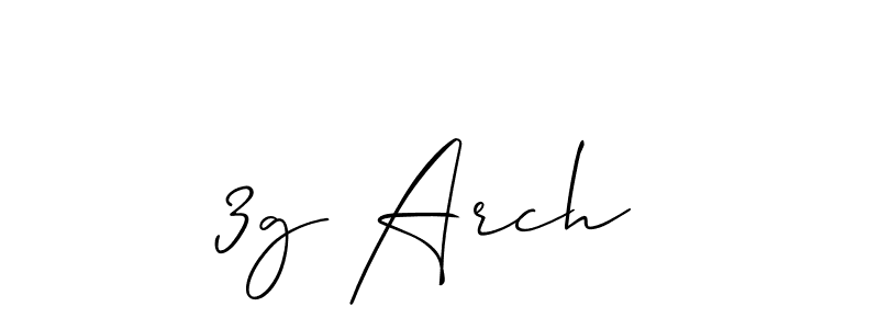 Make a beautiful signature design for name 3g Arch . With this signature (Allison_Script) style, you can create a handwritten signature for free. 3g Arch  signature style 2 images and pictures png