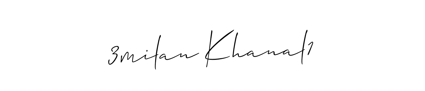 This is the best signature style for the 3milan Khanal1 name. Also you like these signature font (Allison_Script). Mix name signature. 3milan Khanal1 signature style 2 images and pictures png