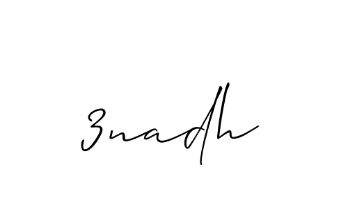 if you are searching for the best signature style for your name 3nadh. so please give up your signature search. here we have designed multiple signature styles  using Allison_Script. 3nadh signature style 2 images and pictures png