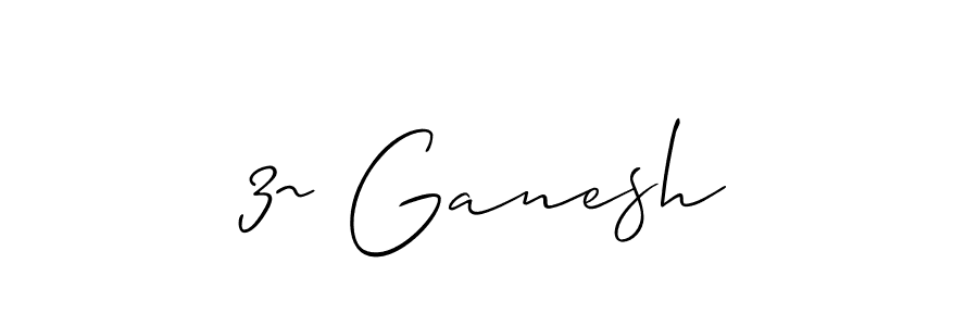 Create a beautiful signature design for name 3~ Ganesh. With this signature (Allison_Script) fonts, you can make a handwritten signature for free. 3~ Ganesh signature style 2 images and pictures png