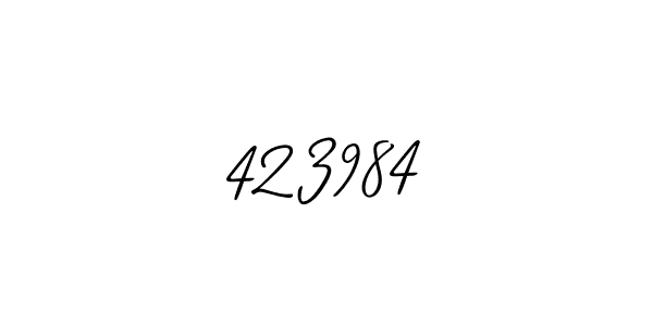 The best way (Allison_Script) to make a short signature is to pick only two or three words in your name. The name 423984 include a total of six letters. For converting this name. 423984 signature style 2 images and pictures png