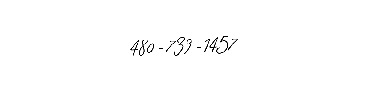 This is the best signature style for the 480-739-1457 name. Also you like these signature font (Allison_Script). Mix name signature. 480-739-1457 signature style 2 images and pictures png