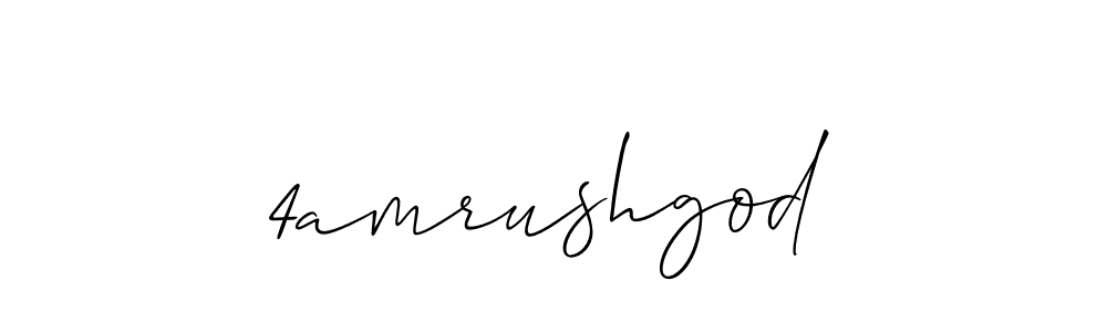 You should practise on your own different ways (Allison_Script) to write your name (4amrushgod) in signature. don't let someone else do it for you. 4amrushgod signature style 2 images and pictures png