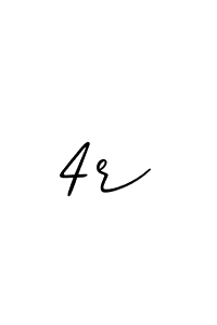 You should practise on your own different ways (Allison_Script) to write your name (4r) in signature. don't let someone else do it for you. 4r signature style 2 images and pictures png