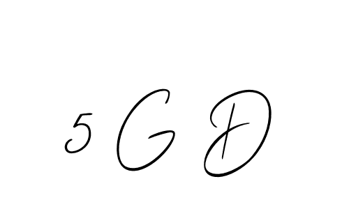 5 G D stylish signature style. Best Handwritten Sign (Allison_Script) for my name. Handwritten Signature Collection Ideas for my name 5 G D. 5 G D signature style 2 images and pictures png