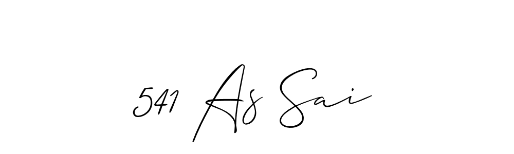 Also we have 541 As Sai name is the best signature style. Create professional handwritten signature collection using Allison_Script autograph style. 541 As Sai signature style 2 images and pictures png