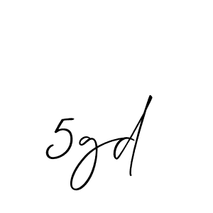 Make a beautiful signature design for name 5gd. With this signature (Allison_Script) style, you can create a handwritten signature for free. 5gd signature style 2 images and pictures png