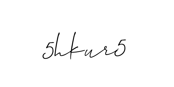 Create a beautiful signature design for name 5hkur5. With this signature (Allison_Script) fonts, you can make a handwritten signature for free. 5hkur5 signature style 2 images and pictures png