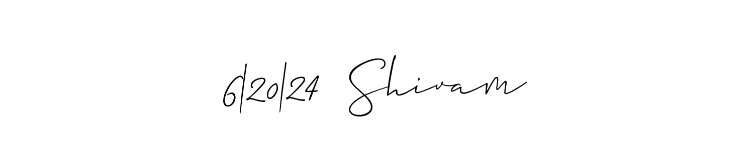 You should practise on your own different ways (Allison_Script) to write your name (6|20|24  Shivam) in signature. don't let someone else do it for you. 6|20|24  Shivam signature style 2 images and pictures png