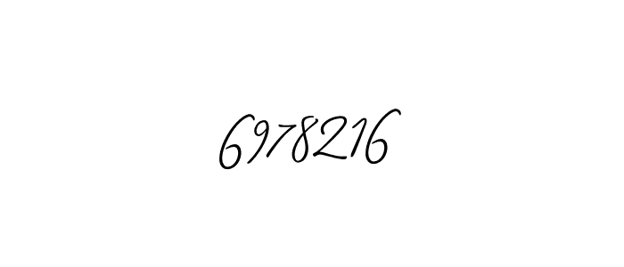 Also we have 6978216 name is the best signature style. Create professional handwritten signature collection using Allison_Script autograph style. 6978216 signature style 2 images and pictures png